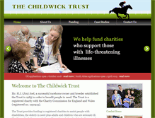 Tablet Screenshot of childwicktrust.org